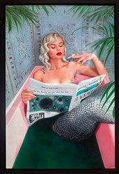 Once Upon A Time by Mila Alexander - Original Painting on Box Canvas sized 32x48 inches. Available from Whitewall Galleries